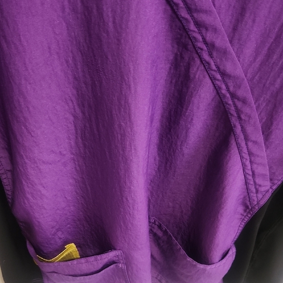 WonderWink Purple and Black Short Sleeve Top - Picture 6 of 6